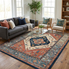 Multi-Colour Vintage Area Rug