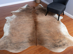 Exotic Brindle Cowhide Rug