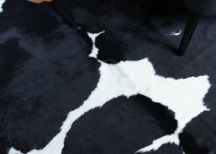 Black And White Cowhide Rug