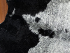 Black And White Cowhide Rug