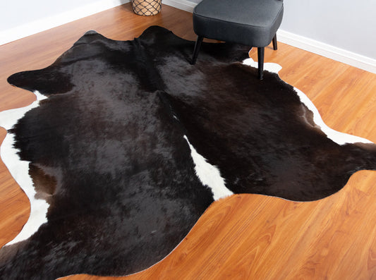 Black And White Cowhide Rug