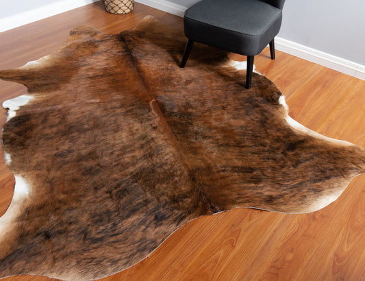 Exotic Brindle Cowhide Rug