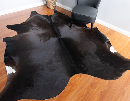 Black And White Cowhide Rug