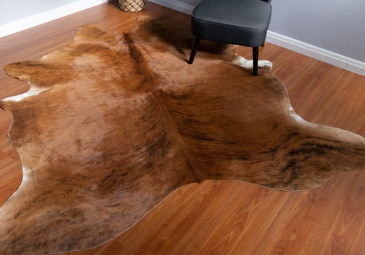 Exotic Brindle Cowhide Rug