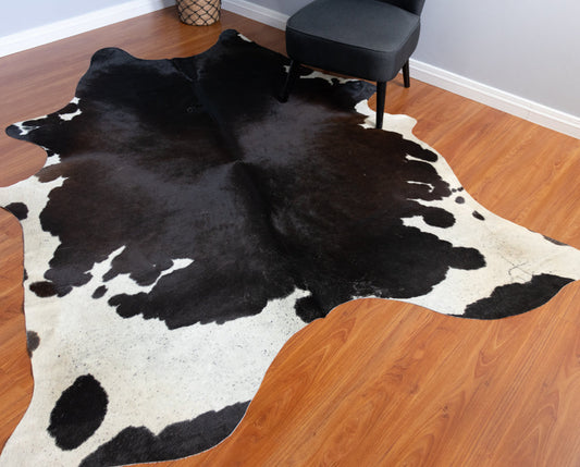 Black And White Cowhide Rug