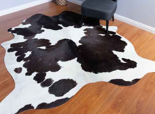 Black And White Cowhide Rug