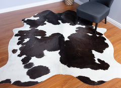 Black And White Cowhide Rug