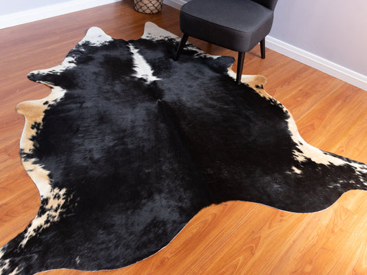 Black And White Cowhide Rug