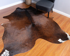 Tri-Color Cowhide Rug