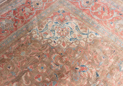 Vintage Mahal Hand-Knotted Wool Persian Rug