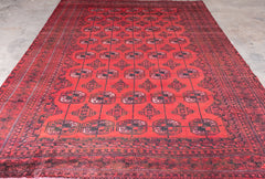 Vintage Baluch Hand-Knotted Wool Persian Rug